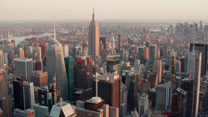 Skyscrapers in a downtown area