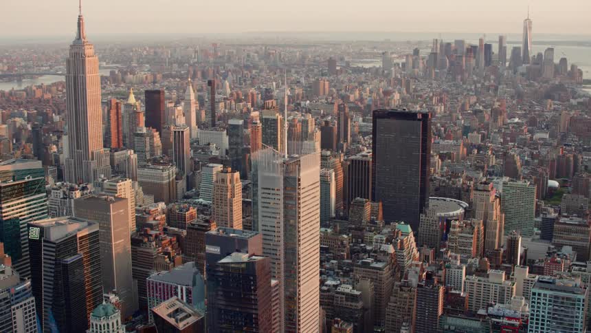 Buildings in a city