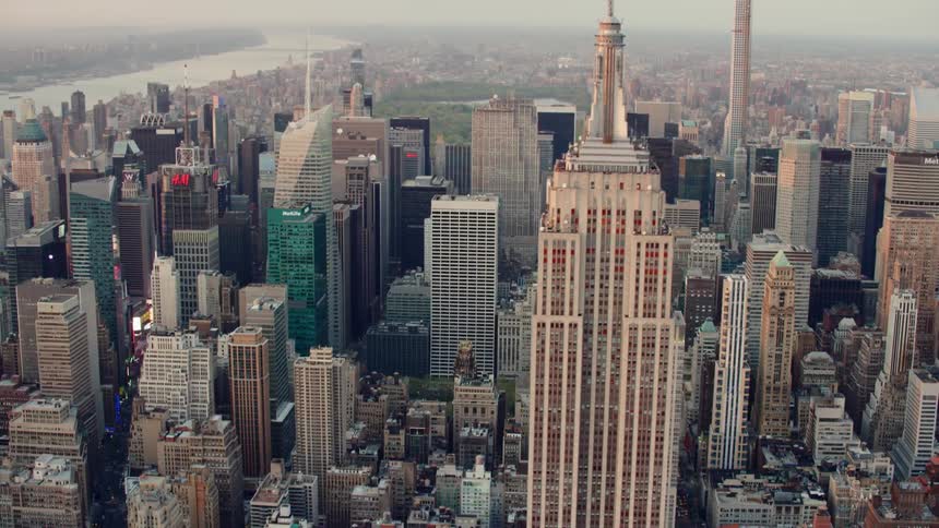 Skyscrapers in a city