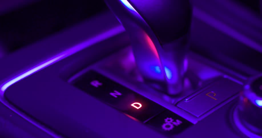 Gear shift in a vehicle moves from neutral to drive