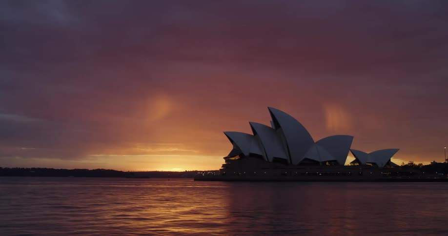 The sydney opera house on the coast