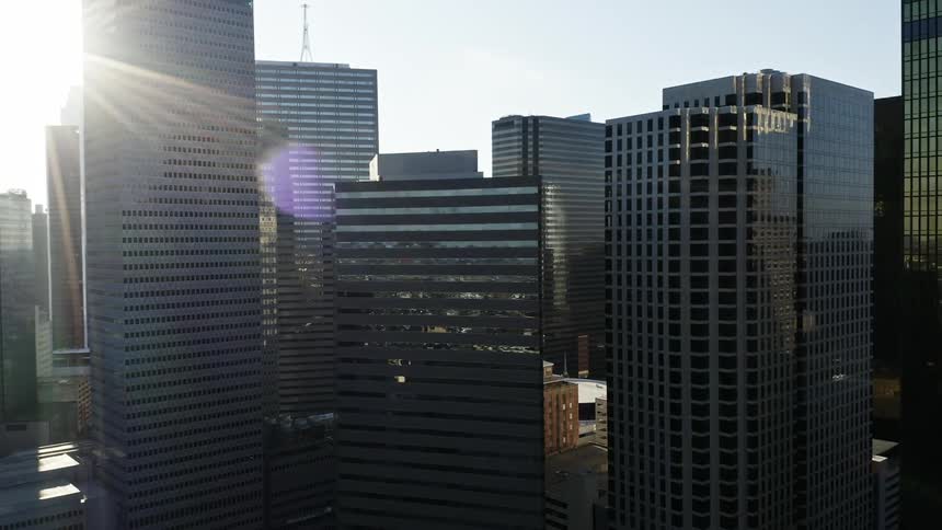 Skyscrapers in a downtown area