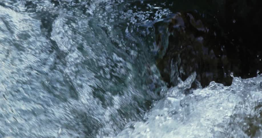Rapids in a river