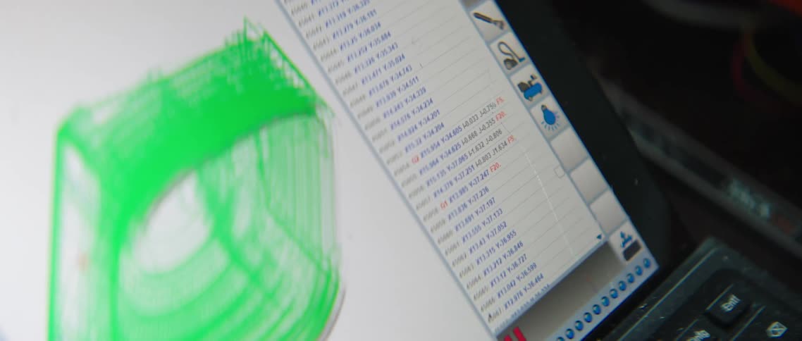 Close up of a computer screen on a laptop
