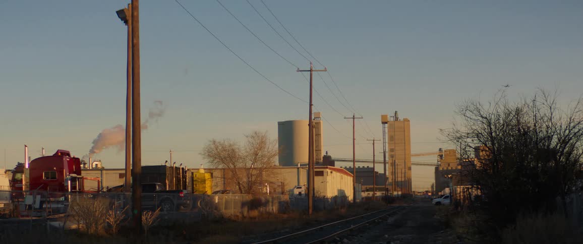The outside of a factory