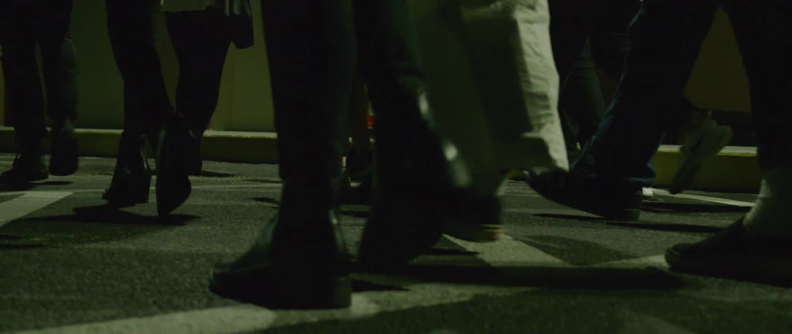 People walking outside