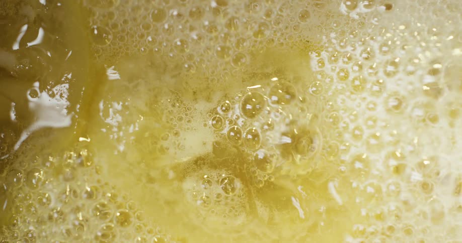 Water is boiling and is on display