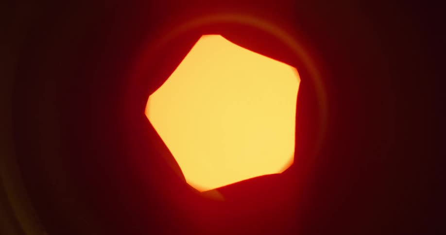 Digital flashing lights is displayed