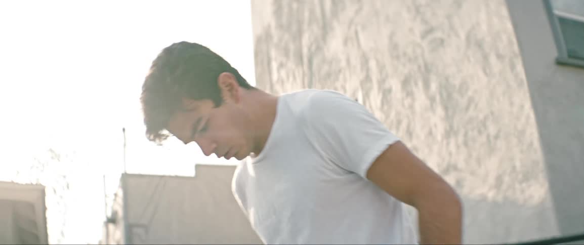 Man practices moves with a soccer ball