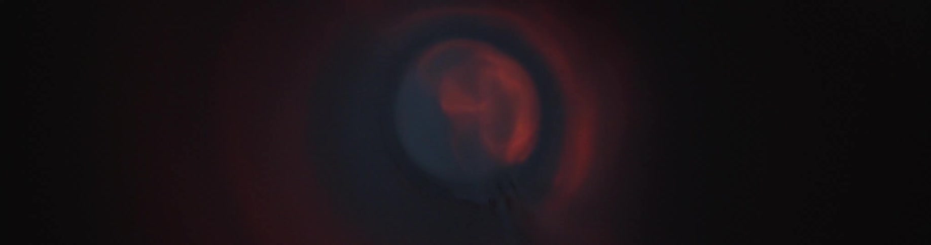 A flame lights and burns
