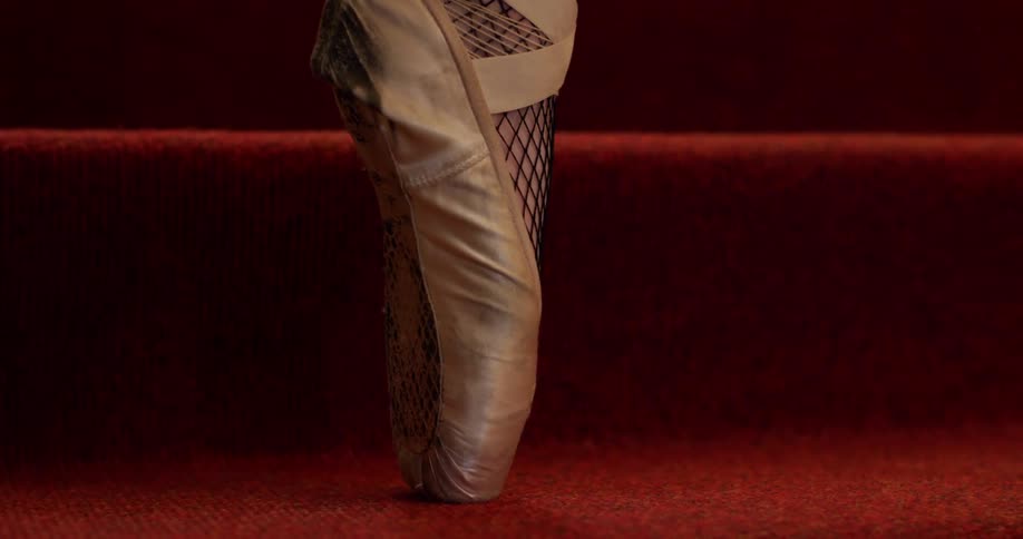 Ballerinas pointe shoe