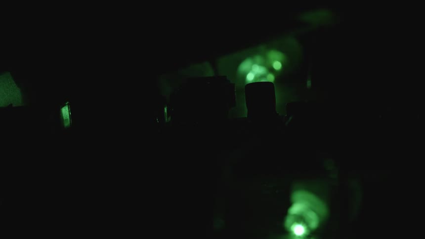 The lights change colors