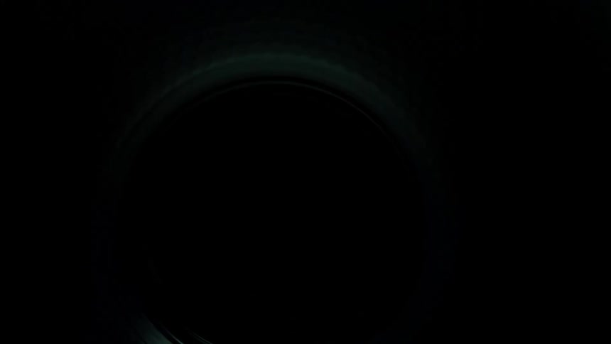 A tire turns and then spins quickly