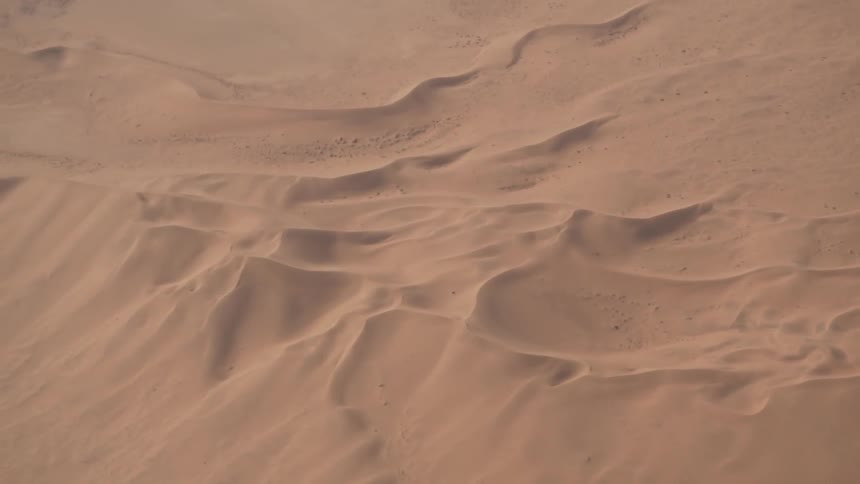 Sand in a desert is displayed