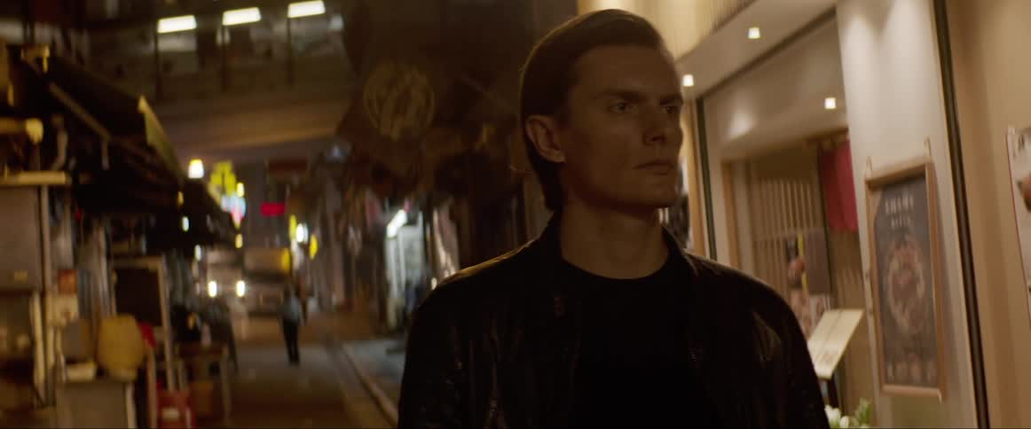 Man walks in the street