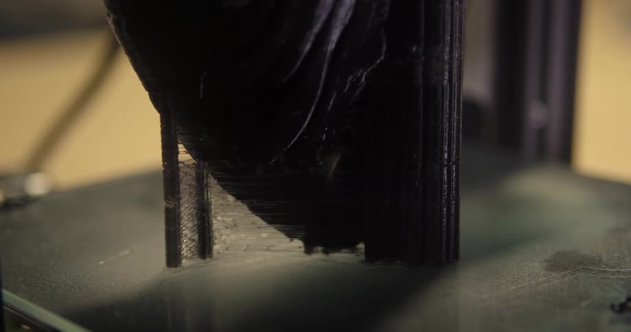 A 3d printer in motion