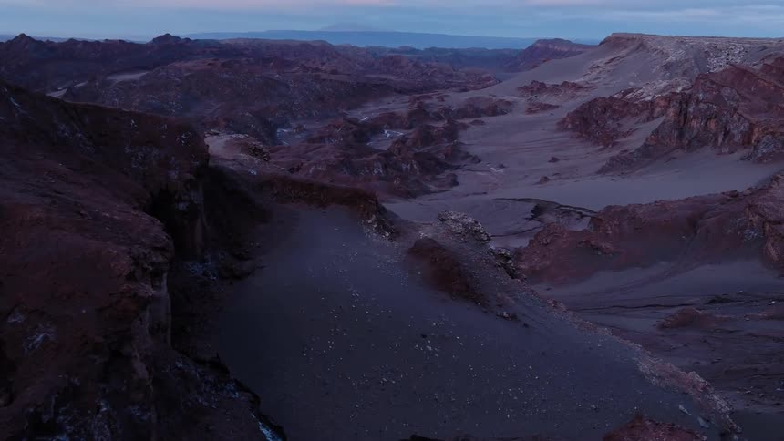 Landscape view of the badlands