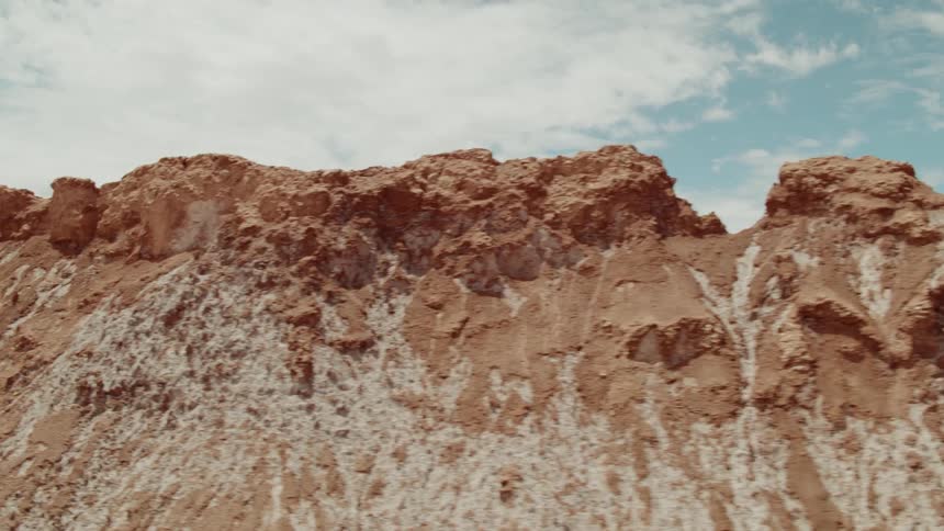 The rocks are high and rigid