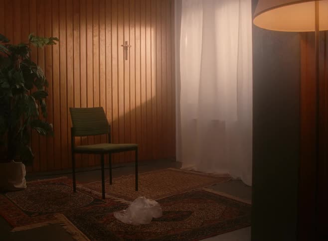 The interior of a living room