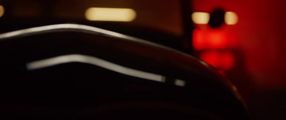 Close up of the hood of a car