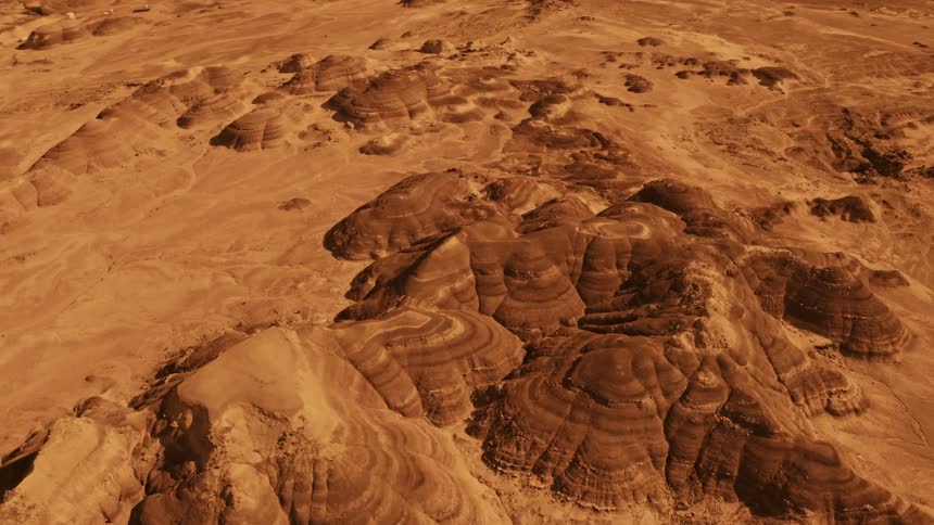 high altitude flyby on Mars