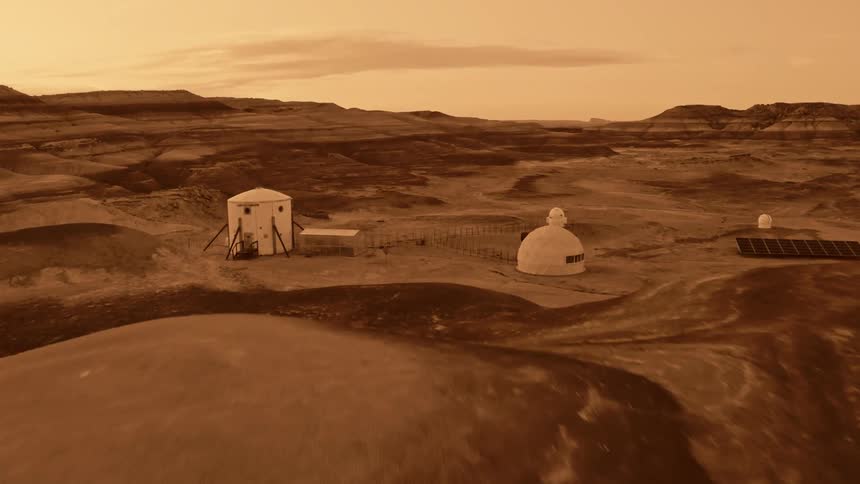 Nasa Mars base flyby