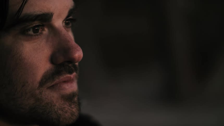 A man staring off into the distance