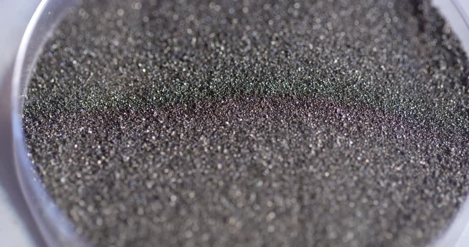 Granules sit in a round container