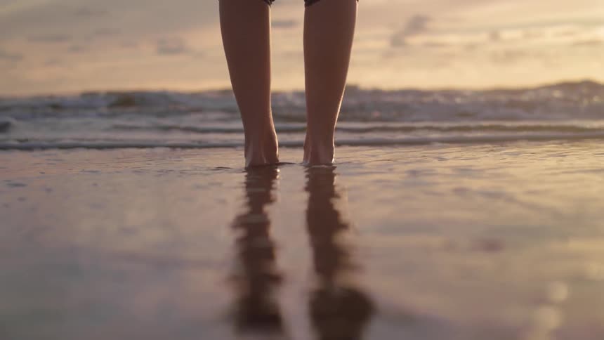 Woman On Coast