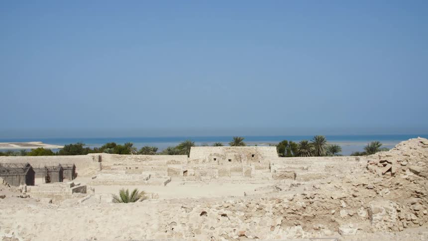 Ruins off the coast
