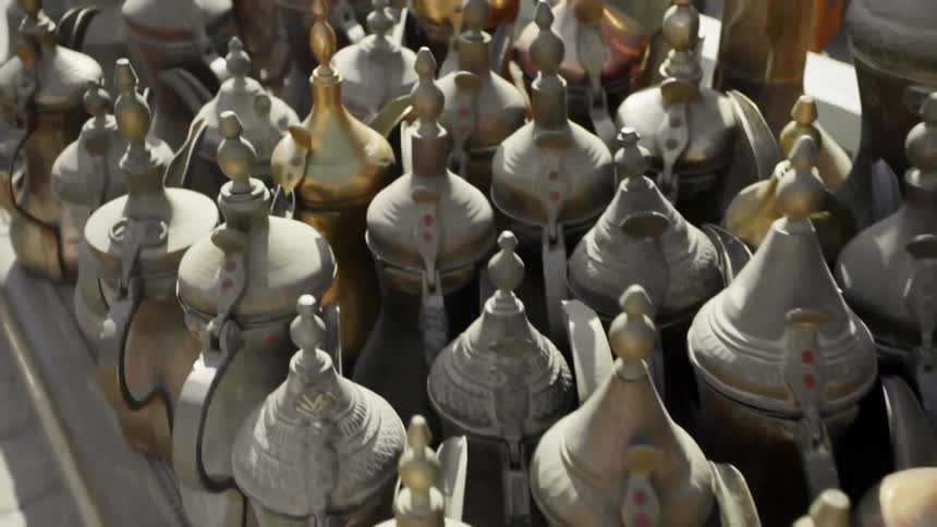 Row upon row of pitchers vases and other containers