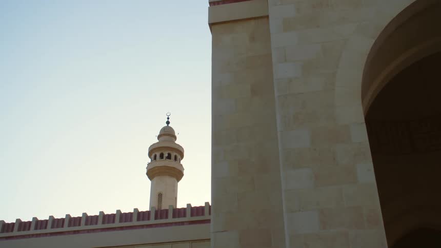A steeple of a mosque