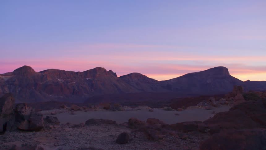View of a mountain range