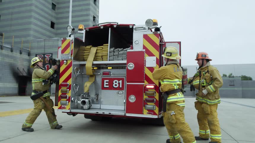 Fire fighters are responding to a scene