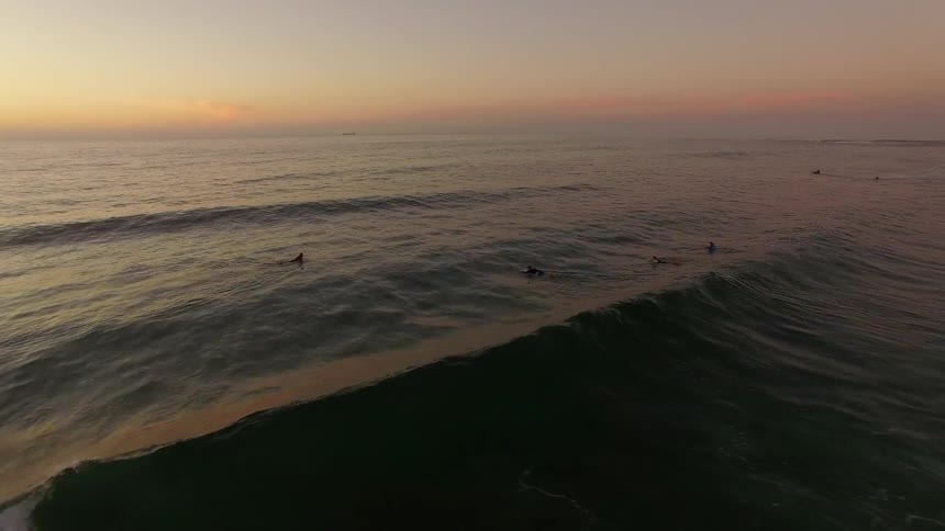 Sunrise Surfing