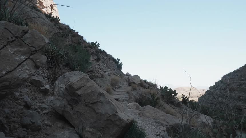 A mountain is displayed during midday