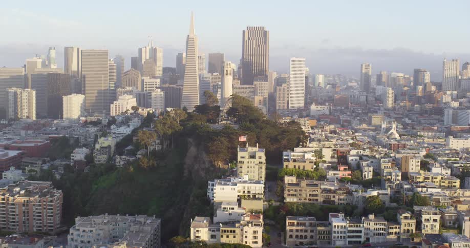 Buildings in a city