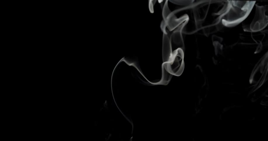 A plume of smoke billows upwards and then quickly dissipates