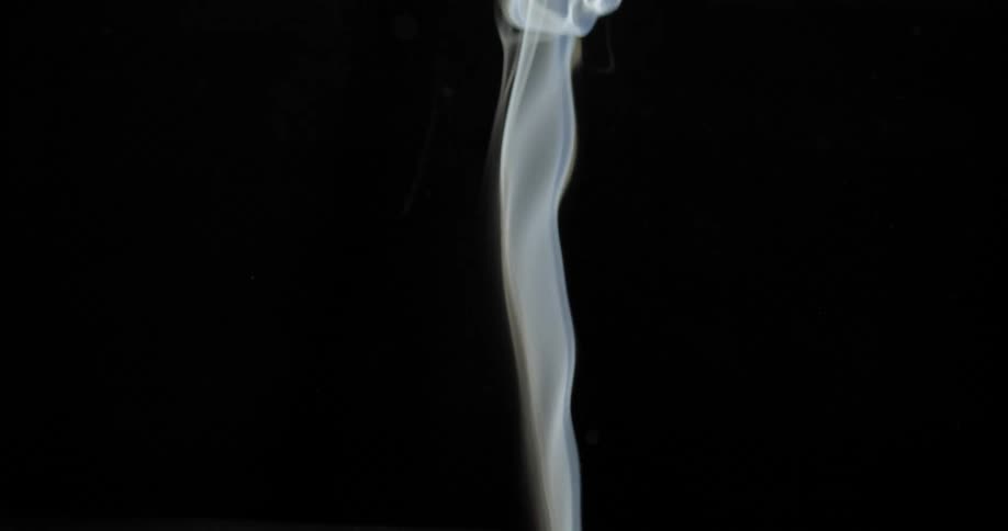 White smoke is displayed