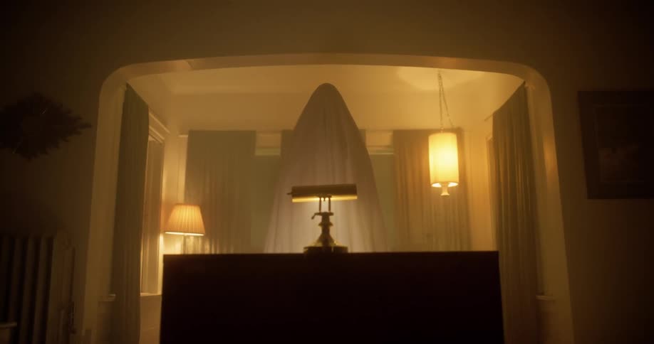 The lamp is turned on with a cover on top