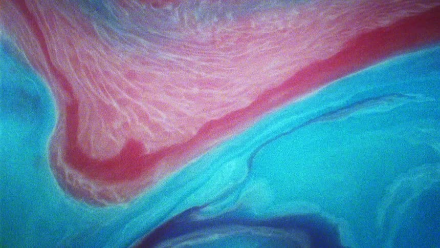 Liquid colors mixing together