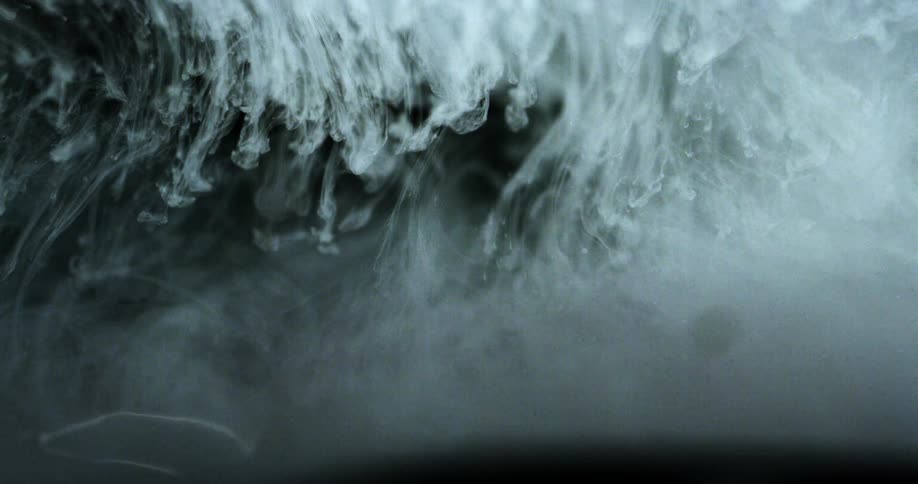 Liquid dye moving in water