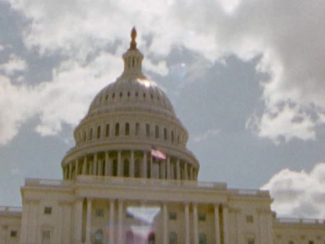 West front of the capitol building on a sunny day