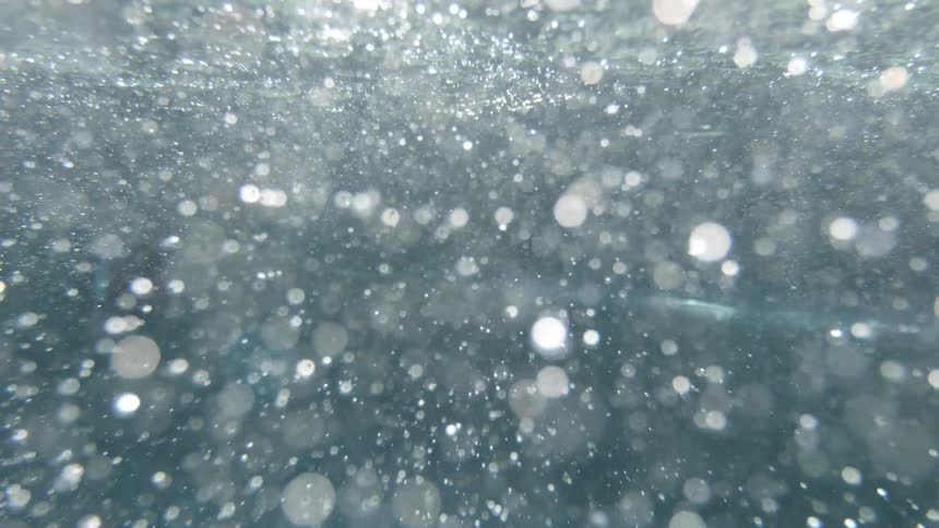 An underwater view is displayed