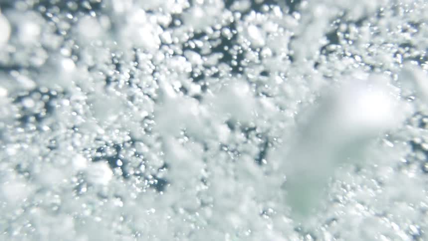 Bubbles under water