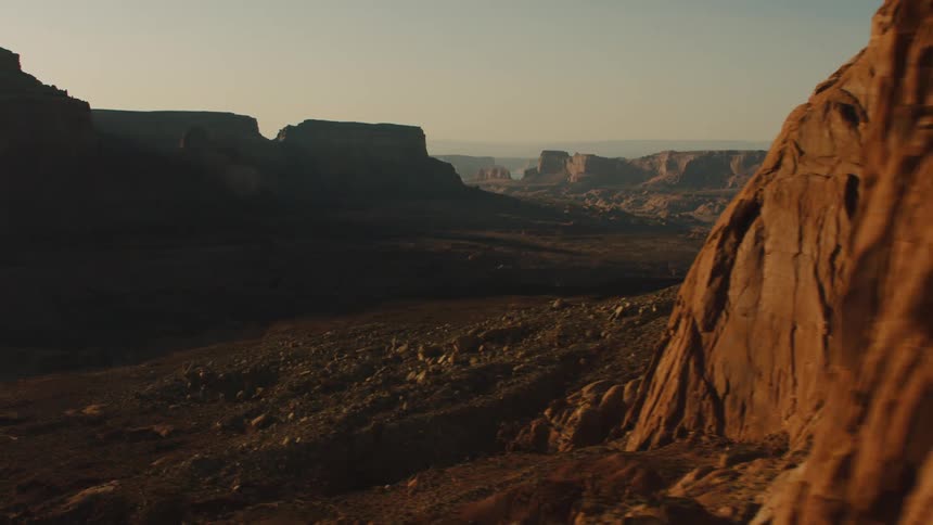 A mountain is displayed during sunset
