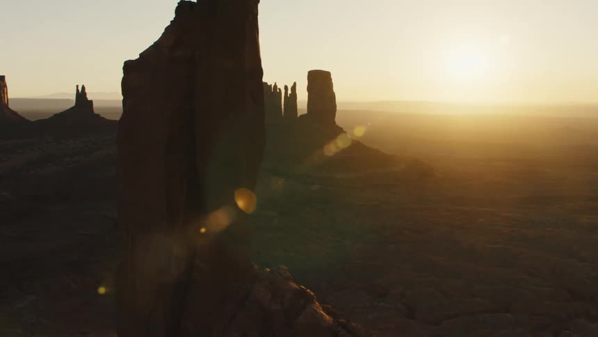 A landscape is displayed during sunset