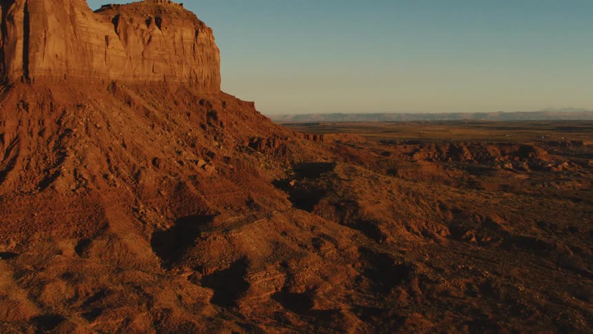 A landscape with a large canyon