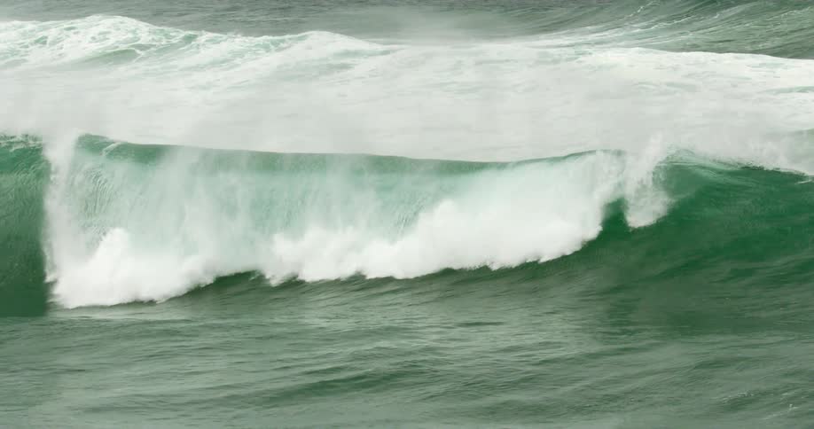 The ocean with water and waves