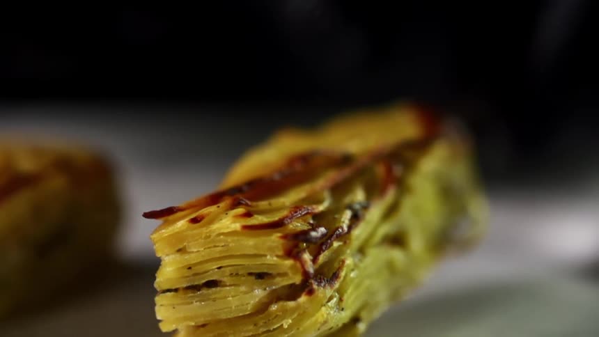 A meal is placed on the plate